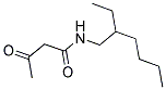 ACETOACETIC ACID 2-ETHYLHEXYL AMIDE Struktur