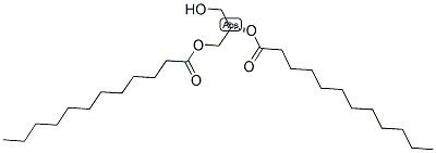 1,2-DILAUROYL-SN-GLYCEROL Struktur