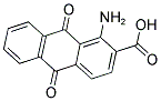 1-AMINO-9,10-DIOXO-9,10-DIHYDROANTHRACENE-2-CARBOXYLIC ACID Struktur