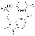 2-METHYL-5-HYDROXYTRYPTAMINE MALEATE Struktur