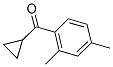 CYCLOPROPYL 2,4-DIMETHYLPHENYL KETONE Struktur