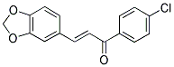 3-(1,3-BENZODIOXOL-5-YL)-1-(4-CHLOROPHENYL)PROP-2-EN-1-ONE Struktur