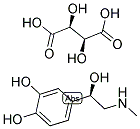 L-3,4-DIHYDROXY-ALPHA-(METHYLAMINOMETHYL)BENZYL ALCOHOL D-HYDROGENTARTRATE Struktur