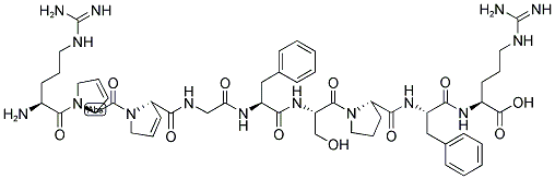 (3,4-DEHYDRO-PRO2,3)-BRADYKININ Struktur