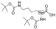 BOC-D-LYS(BOC)-OH Struktur
