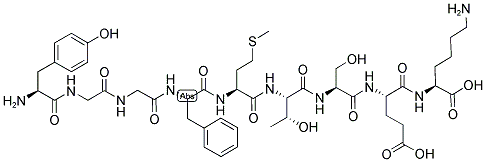 BETA-LIPOTROPIN (61-69) Struktur