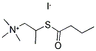 S-BUTYRYL-BETA-METHYLTHIOCHOLINE IODIDE Struktur