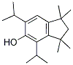 4,6-DIISOPROPYL-1,1,3,3-TETRAMETHYL-5-INDANOL Struktur