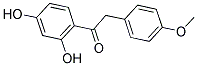 1-(2,4-DIHYDROXYPHENYL)-2-(4-METHOXYPHENYL)ETHAN-1-ONE Struktur