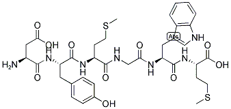 CHOLECYSTOKININ OCTAPEPTIDE (1-6) (DESULFATED) Struktur