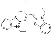 3,3'-DIETHYL-9-ETHYLTHIOCARBOCYANINE IODIDE Struktur