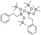 1,1,3,3-TETRAKIS(TRIMETHYLSILOXY)-1,3-BIS-PHENETHYLDISILOXANE Struktur