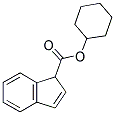 INDENE-1-CARBOXYLIC ACID CYCLOHEXYL ESTER Struktur