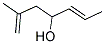 TRANS-2-METHYL-1,5-HEPTADIEN-4-OL Struktur