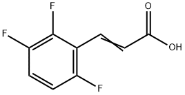 2,3,6-TRIFLUOROCINNAMIC ACID Struktur