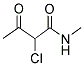 2-CHLORO-N-METHYL-3-OXOBUTANAMIDE Struktur