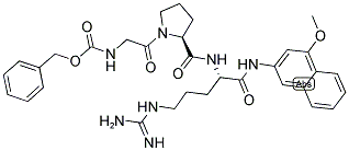 Z-GLY-PRO-ARG-4-METHOXY-2-NAPHTHYLAMINE Struktur