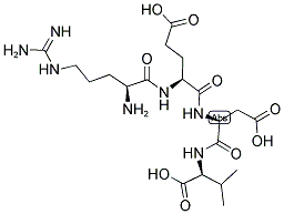 ARG-GLU-ASP-VAL, , 結(jié)構(gòu)式