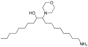 9-MORPHOLINO-10-HYDROXYSTEARYLAMINE Struktur