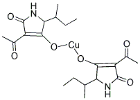 3-ACETYL-5-SEC-BUTYL-4-HYDROXY-3-PYRROLIN-2-ONE COPPER SALT Struktur