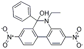 5-ETHYL-5,6-DIHYDRO-3,8-DINITRO-6-PHENYL-6-PHENANTHRIDINOL Struktur