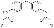 2-CHLORO-N-(4-[4-(2-CHLORO-ACETYLAMINO)-BENZYL]-PHENYL)-ACETAMIDE Struktur