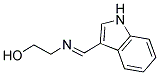 2-[(1H-INDOL-3-YLMETHYLENE)-AMINO]-ETHANOL Struktur