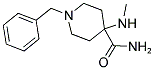 1-BENZYL-4-METHYLAMINO-PIPERIDINE-4-CARBOXYLIC ACID AMIDE Struktur