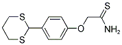 2-[4-(1,3-DITHIAN-2-YL)PHENOXY]THIOACETAMIDE Struktur