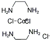 TRANS-DICHLORODIETHYLENEDIAMINE COBALTIC CHLORIDE Struktur