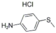 4-(METHYLMERCAPTO)ANILINE HYDROCHLORIDE Struktur