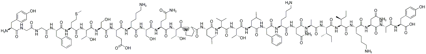 BETA-ENDORPHIN, HUMAN Struktur