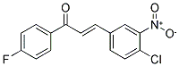 4-CHLORO-4'-FLUORO-3-NITROCHALCONE Struktur