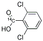 2,6-DICHLOROBENZOIC ACID, [CARBOXYL-14C]- Struktur