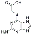 2-AMINO-6-CARBOXYMETHYLMERCAPTOPURINE Struktur