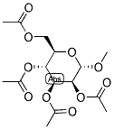 METHYL-2,3,4,6-TETRA-O-ACETYL-ALPHA-D-MANNOPYRANOSIDE Struktur