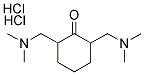 BIS(DIMETHYLAMINOMETHYL)CYCLOHEXANONE DIHYDROCHLORIDE Struktur