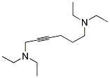 1,6-BIS(DIETHYLAMINO)-2-HEXYNE Struktur