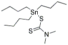 TRIBUTYLTIN DIMETHYLDITHIOCARBAMATE Struktur