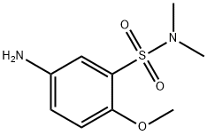 5-AMINO-2-METHOXY-N,N-DIMETHYLBENZENESULFONAMIDE Struktur