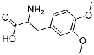 2-AMINO-3-(3,4-DIMETHOXY-PHENYL)-PROPIONIC ACID Struktur