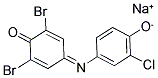 2,6-DIBROMOPHENOL-INDO-O-CHLOROPHENOL SODIUM SALT Struktur