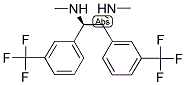 (1R,2R)-(+)-N,N'-DIMETHYL-1,2-BIS[3-(TRIFLUOROMETHYL)PHENYL]-1,2-ETHANE DIAMINE Struktur