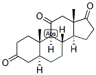 5-ALPHA-ANDROSTAN-3,11,17-TRIONE Structure