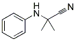 2-METHYL-2-PHENYLAMINO-PROPIONITRILE Struktur