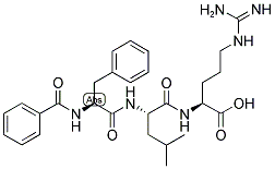 BENZOYL-PHE-LEU-ARG Struktur