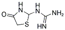 2-GUANIDINO-4-THIAZOLIDONE Struktur