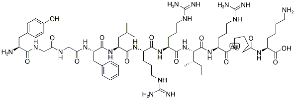 (D-PRO10)-DYNORPHIN A (1-11) Struktur