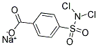 P-DICHLOROAMINOSULFOBENZOIC ACID SODIUM SALT Struktur