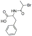 ALPHA-BROMOPROPIONYL-DL-PHENYLALANINE Struktur